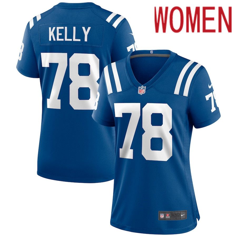 Women Indianapolis Colts #78 Ryan Kelly Nike Royal Game NFL Jersey